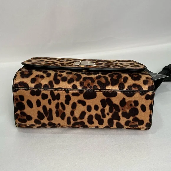 I.N.C. INTERNATIONAL CONCEPTS Sibbell Crossbody Bag Leopard New - Picture 7 of 13